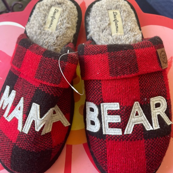 Women's Mama Bear Buffalo Check Clog Slipper - Picture 11 of 12